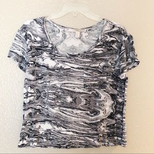 FOREVER 21 | Marble Pocket Top